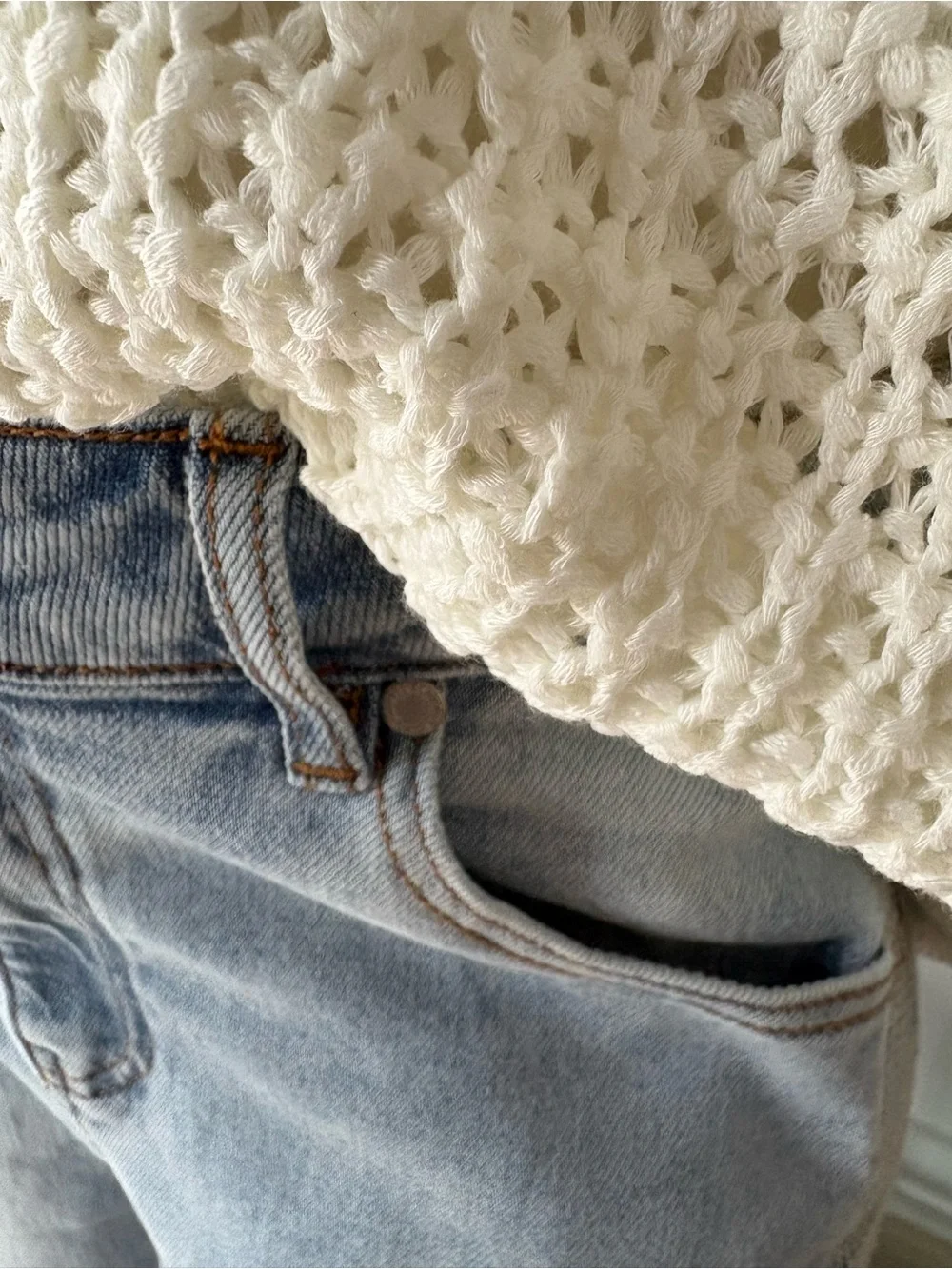 ESQUALO Light Blue Straight Leg Jeans - Picture 3 of 7